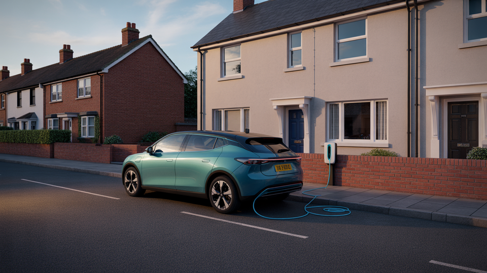 Cross-pavement EV charging in 2026, what UK drivers without a driveway should do now